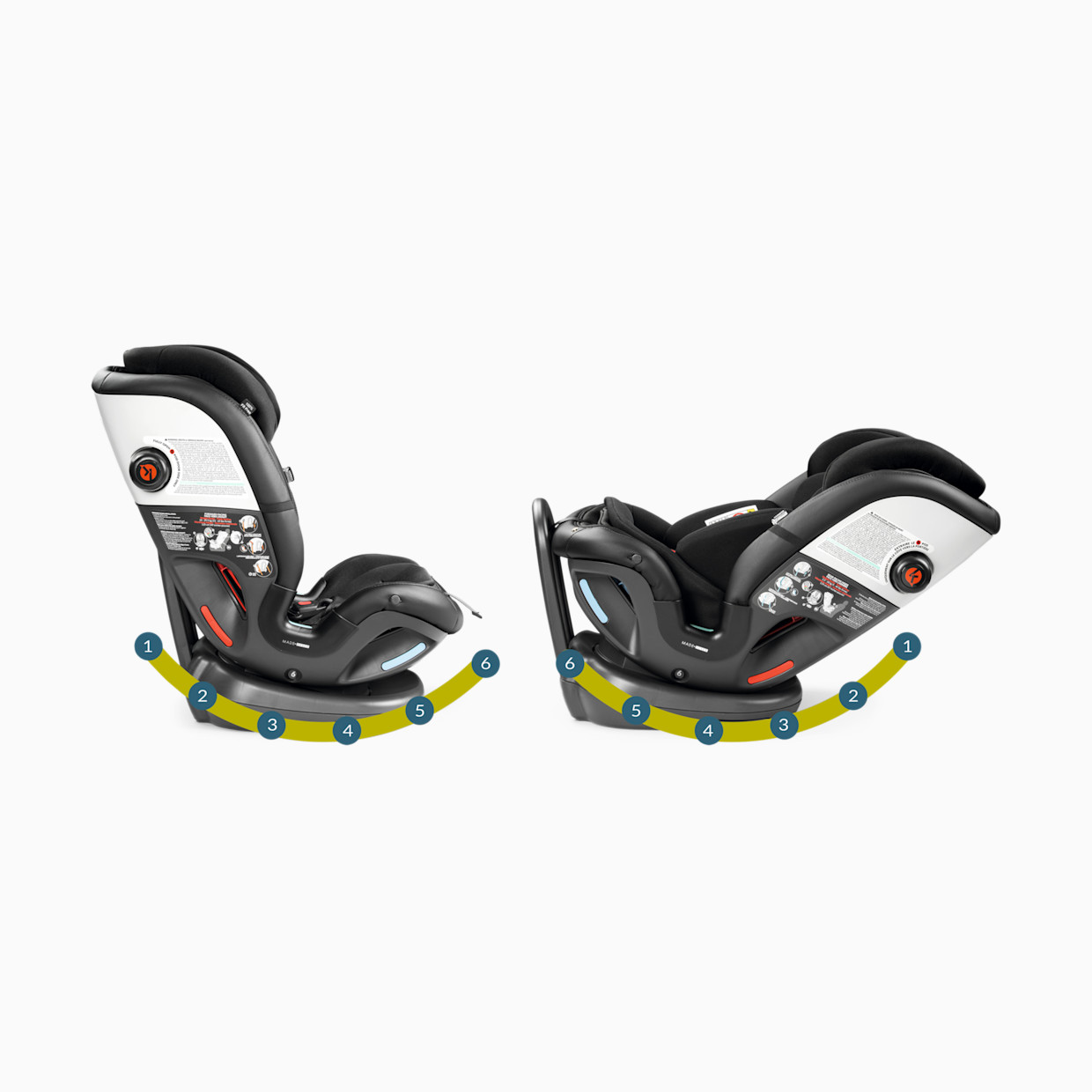 Peg Perego Primo Viaggio All-in-One Convertible Car Seat - Licorice.
