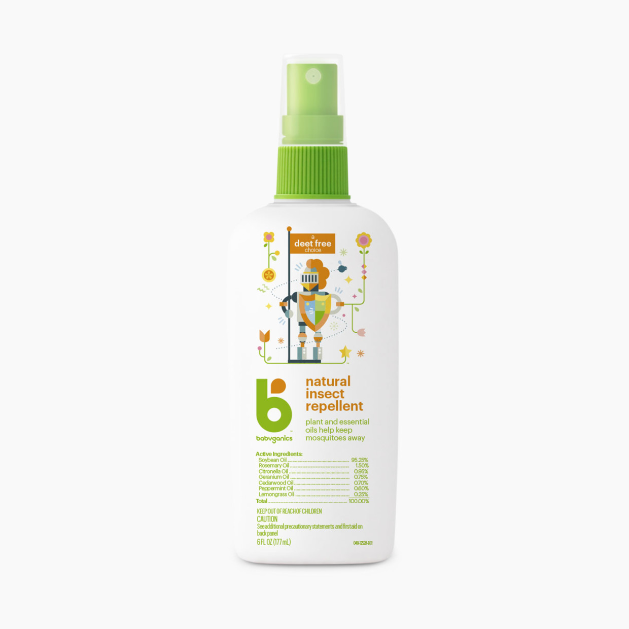 Babyganics Natural Insect Repellent - 6 oz.