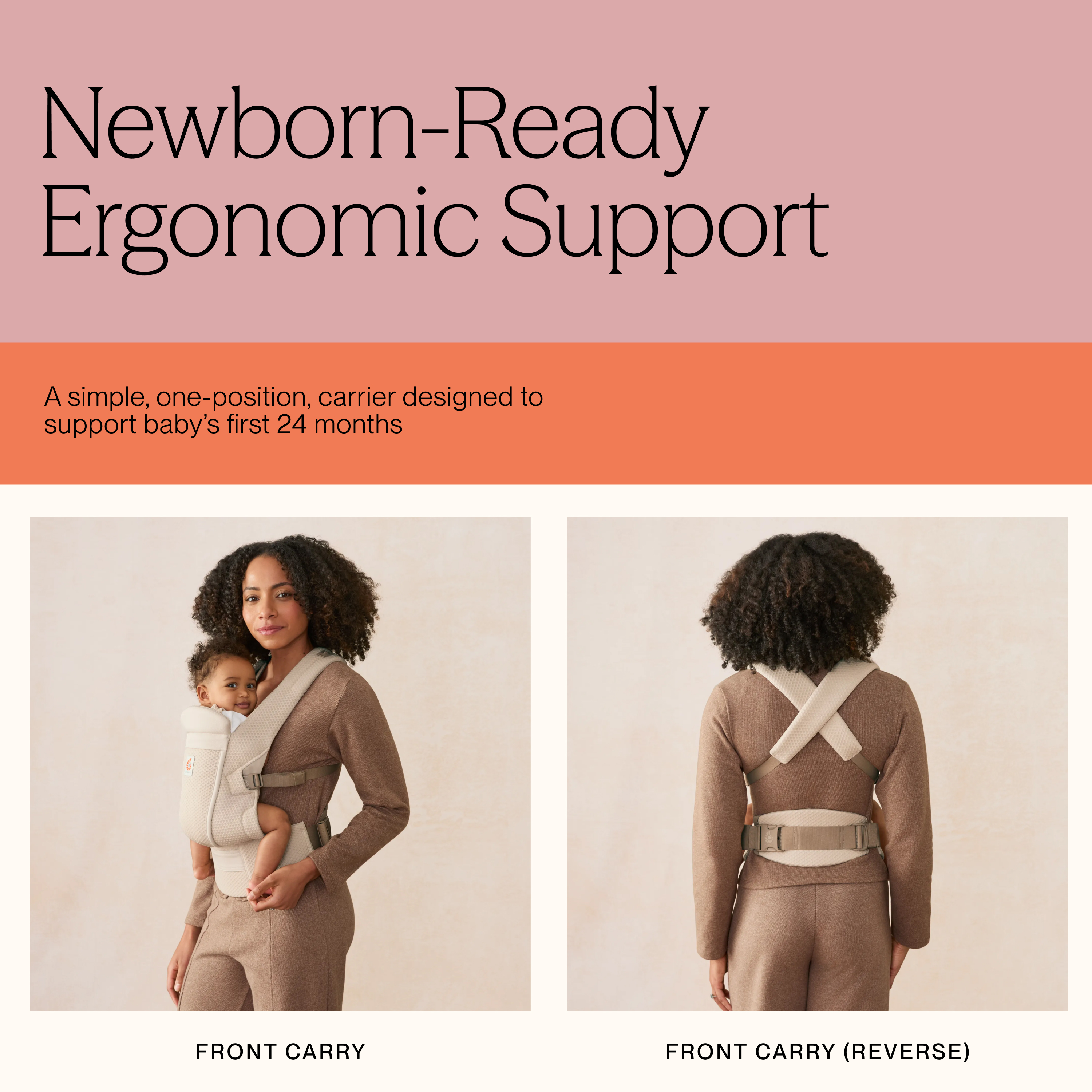 Ergobaby Omni Lite Mesh Carrier - Slate Blue.