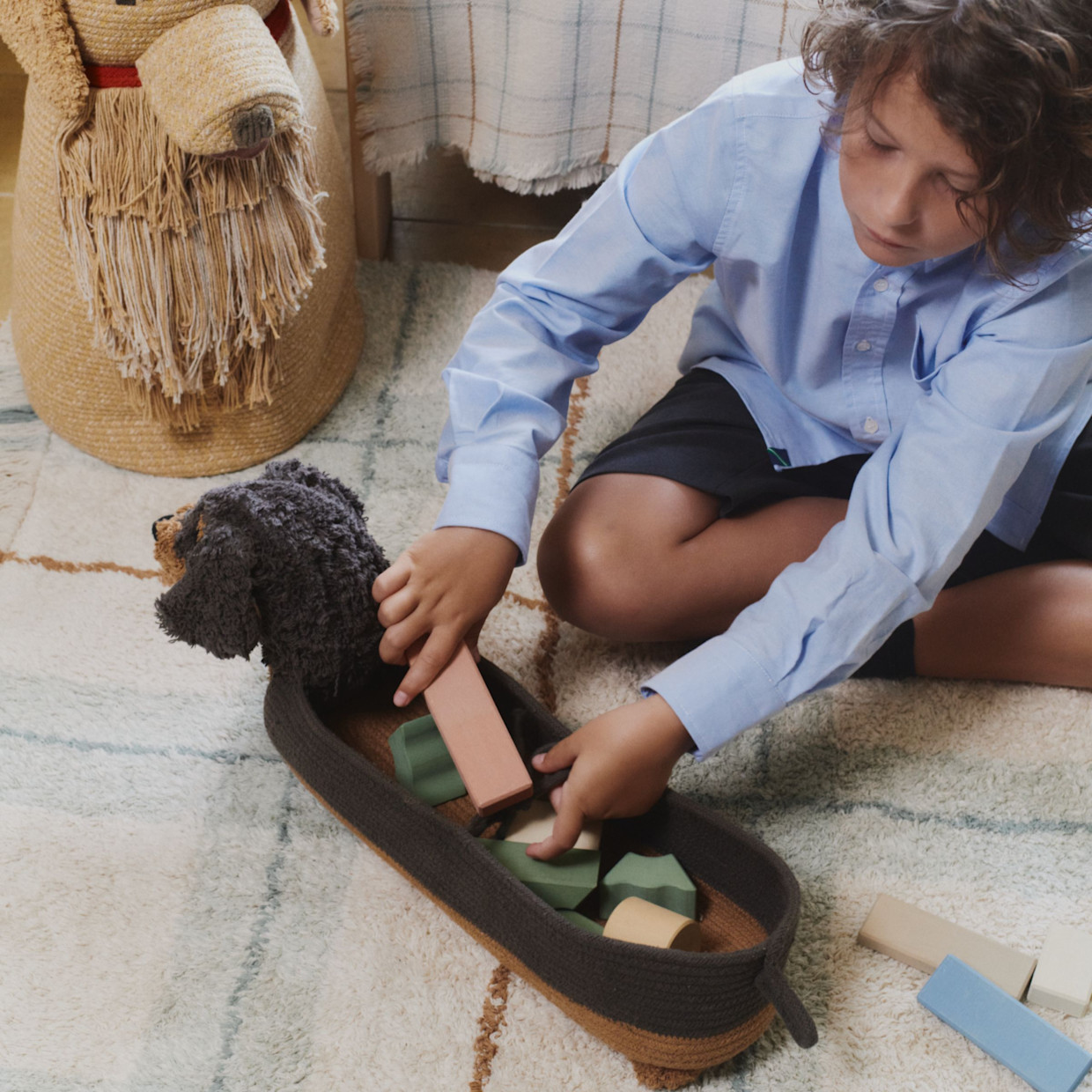 Lorena Canals Sparky Dog Basket.