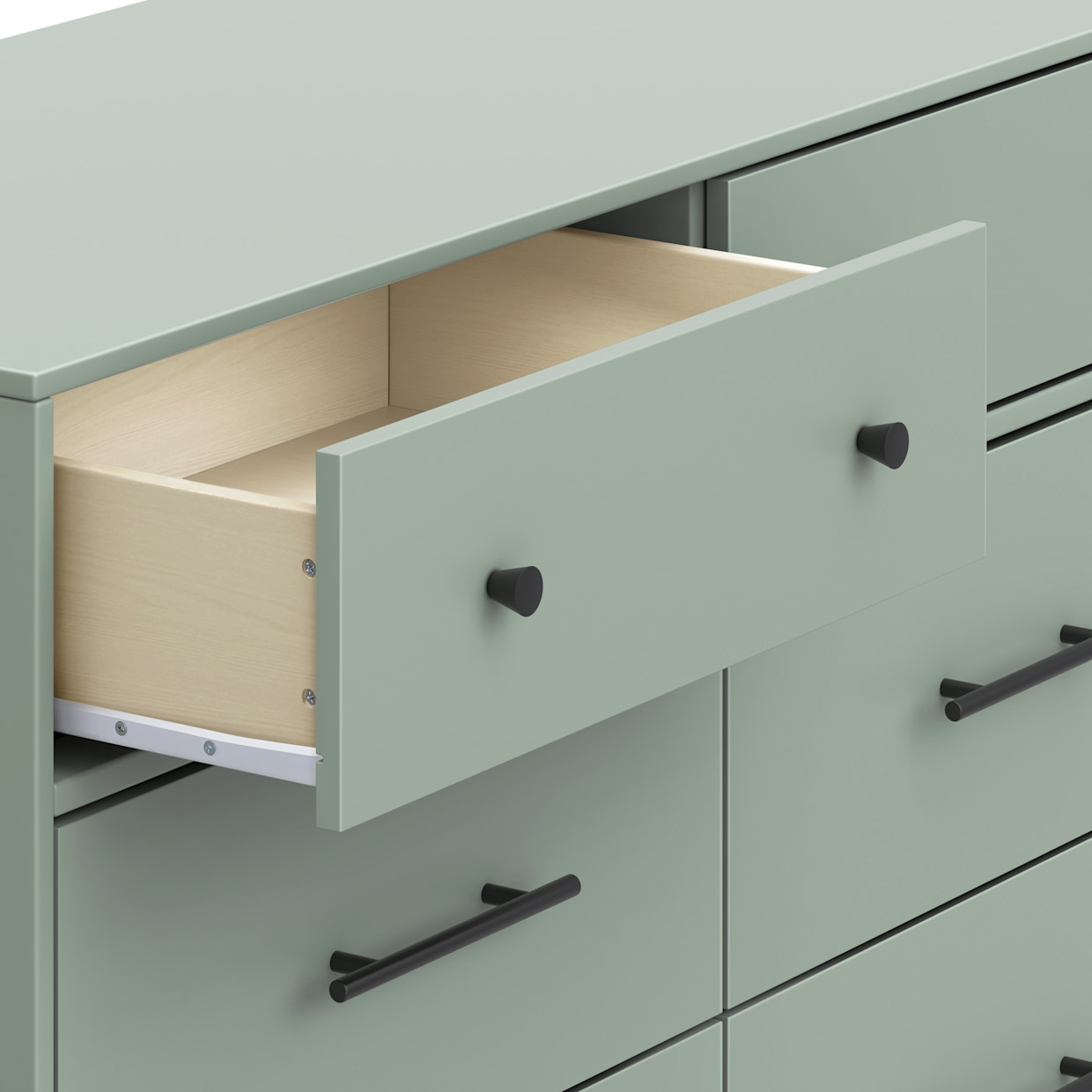daVinci Otto 6-Drawer Dresser - Light Sage.