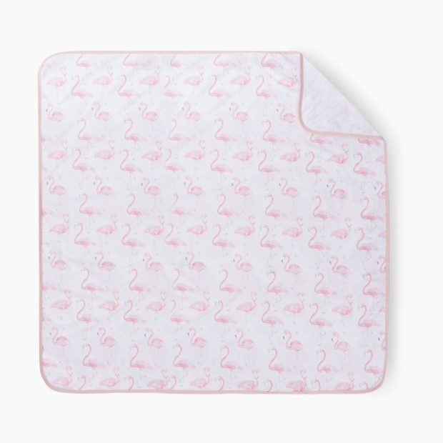 Oilo Studio Jersey Soft Stretch Blanket - Flamingo.