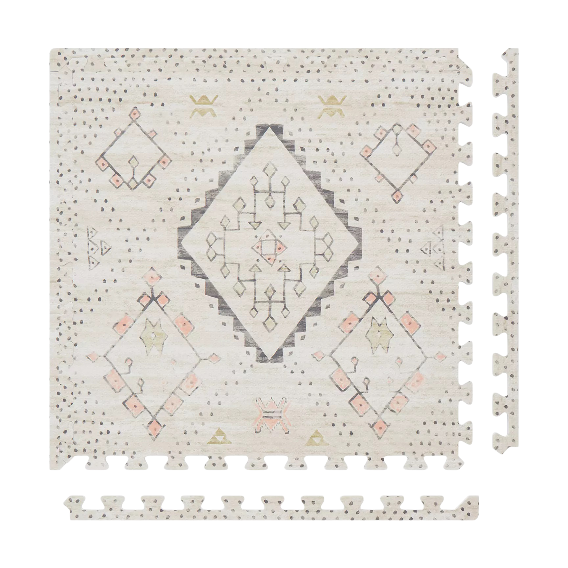 House of Noa Little Nomad Play Mat l Ula - Oat, 4X8.