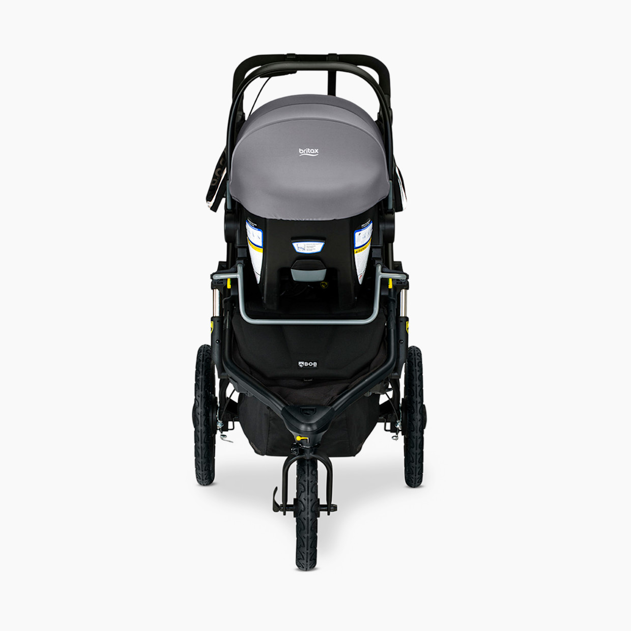 BOB Gear Single Jogging Stroller Adapter for Select Britax Infant Car Seats - Black.