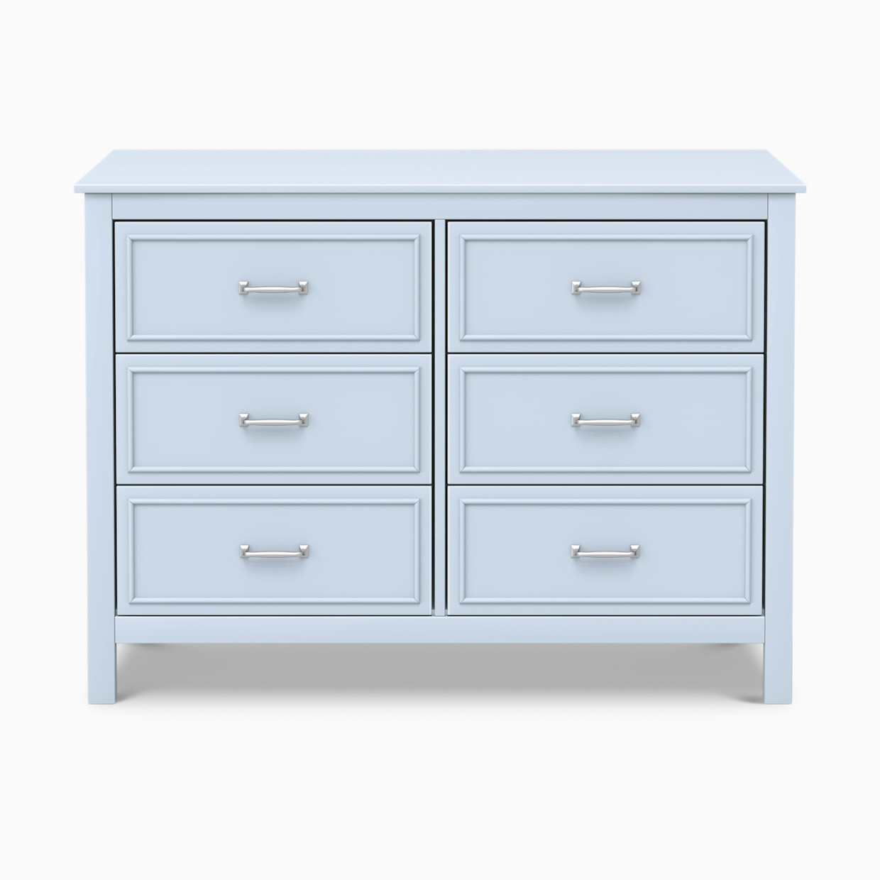 daVinci Charlie 6-Drawer Double Dresser - Powder Blue.