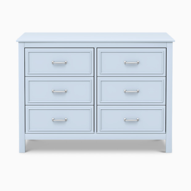 daVinci Charlie 6-Drawer Double Dresser - Powder Blue.