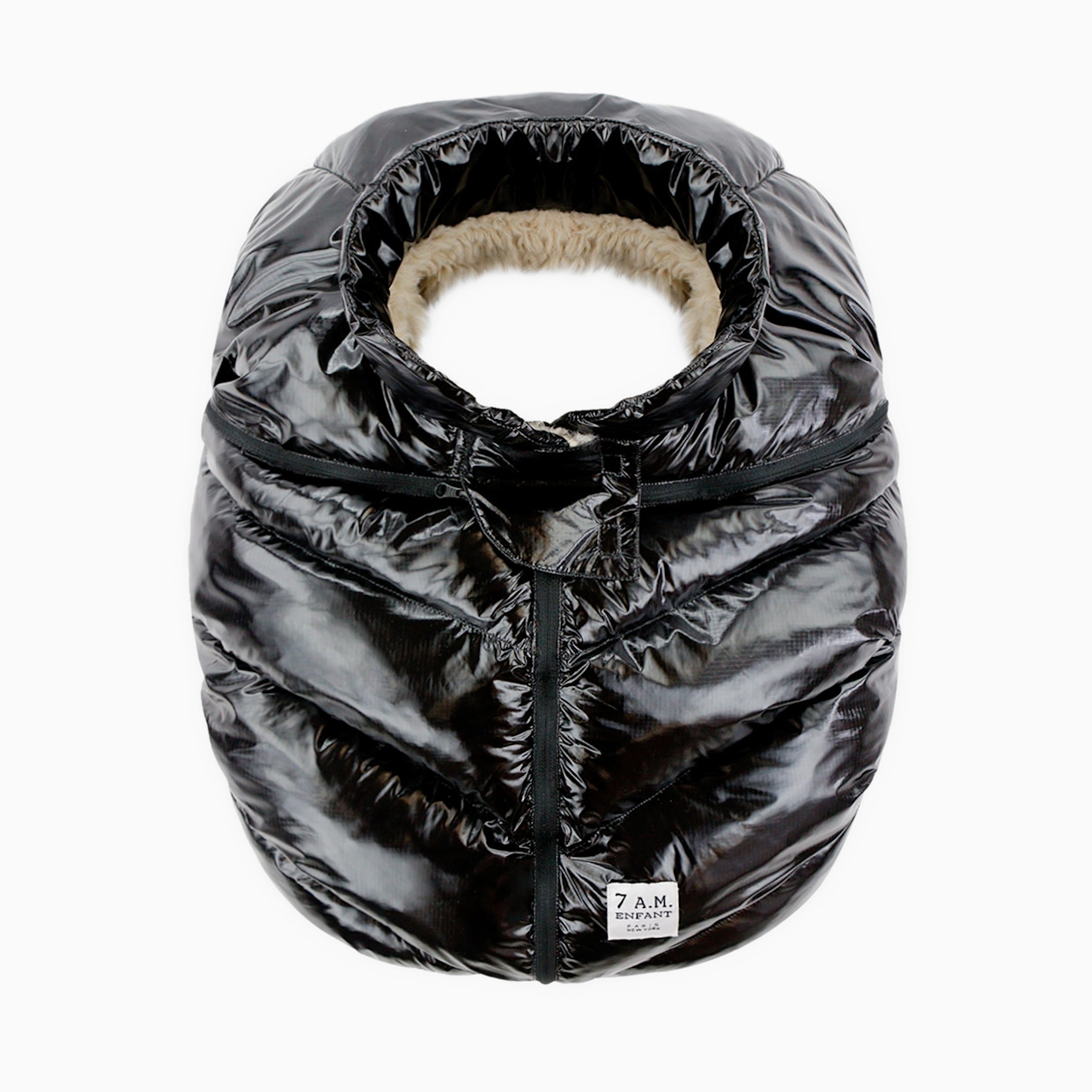 7AM Enfant Car Seat Cocoon - Black Polar.