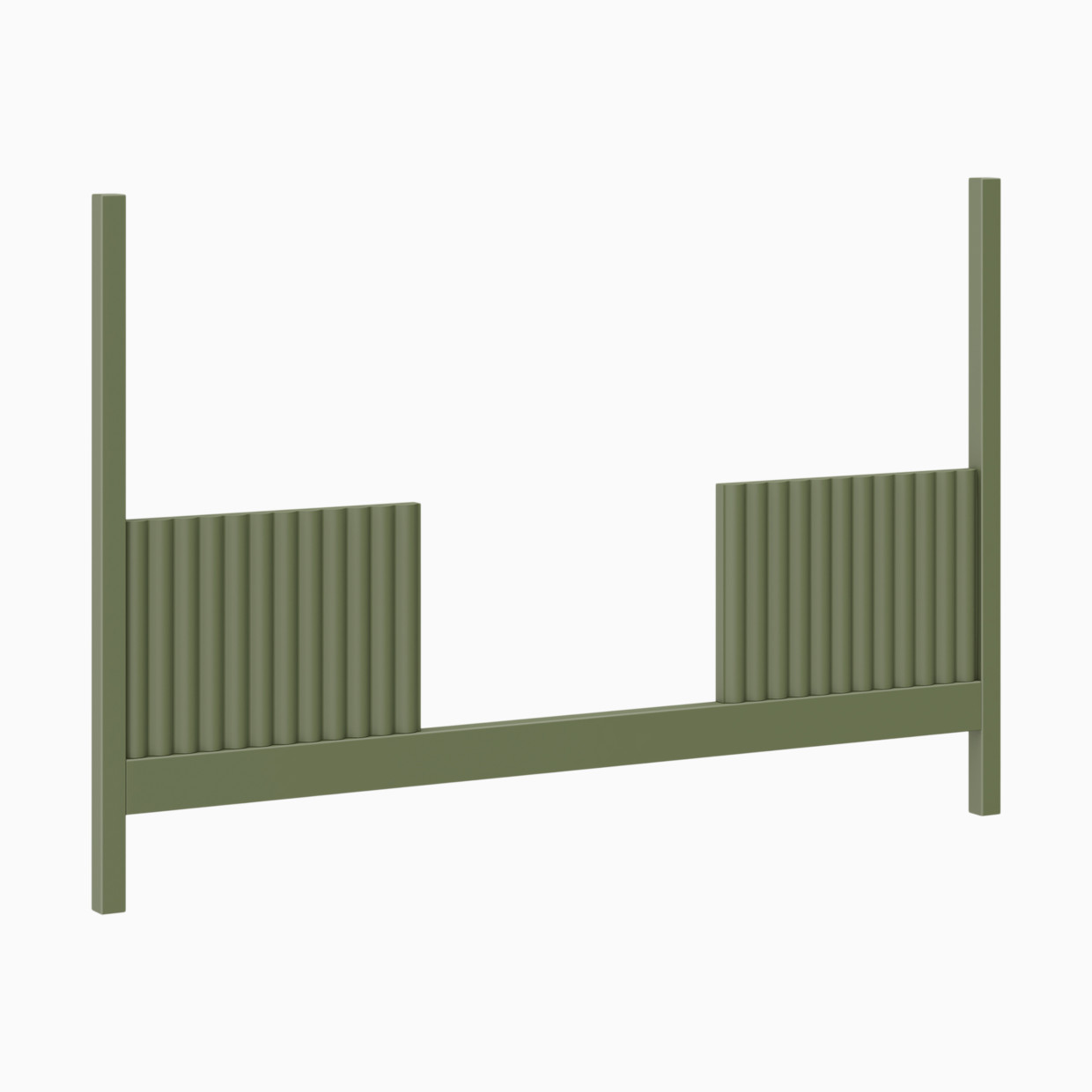 babyletto Moab 3-in-1 Convertible Crib Toddler Bed Conversion Kit - Olive.