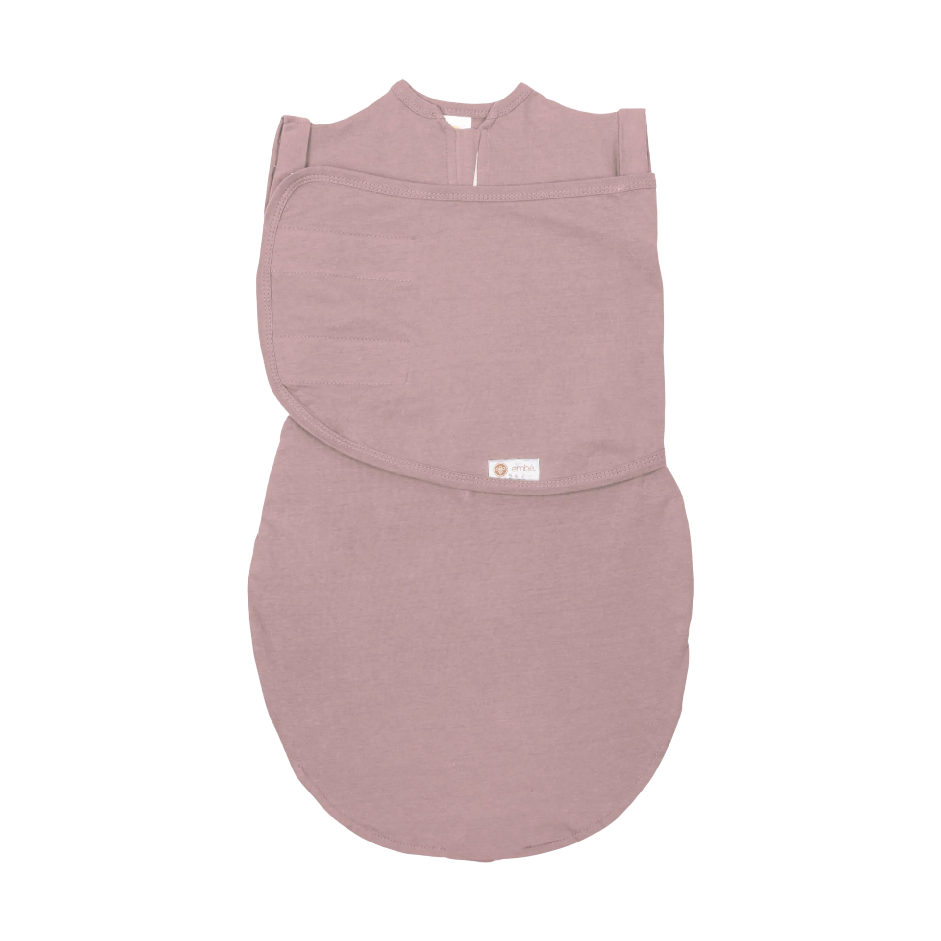 Embe Babies Short Sleeve Swaddle Sack Guava, Medium/Large 1218 Lbs