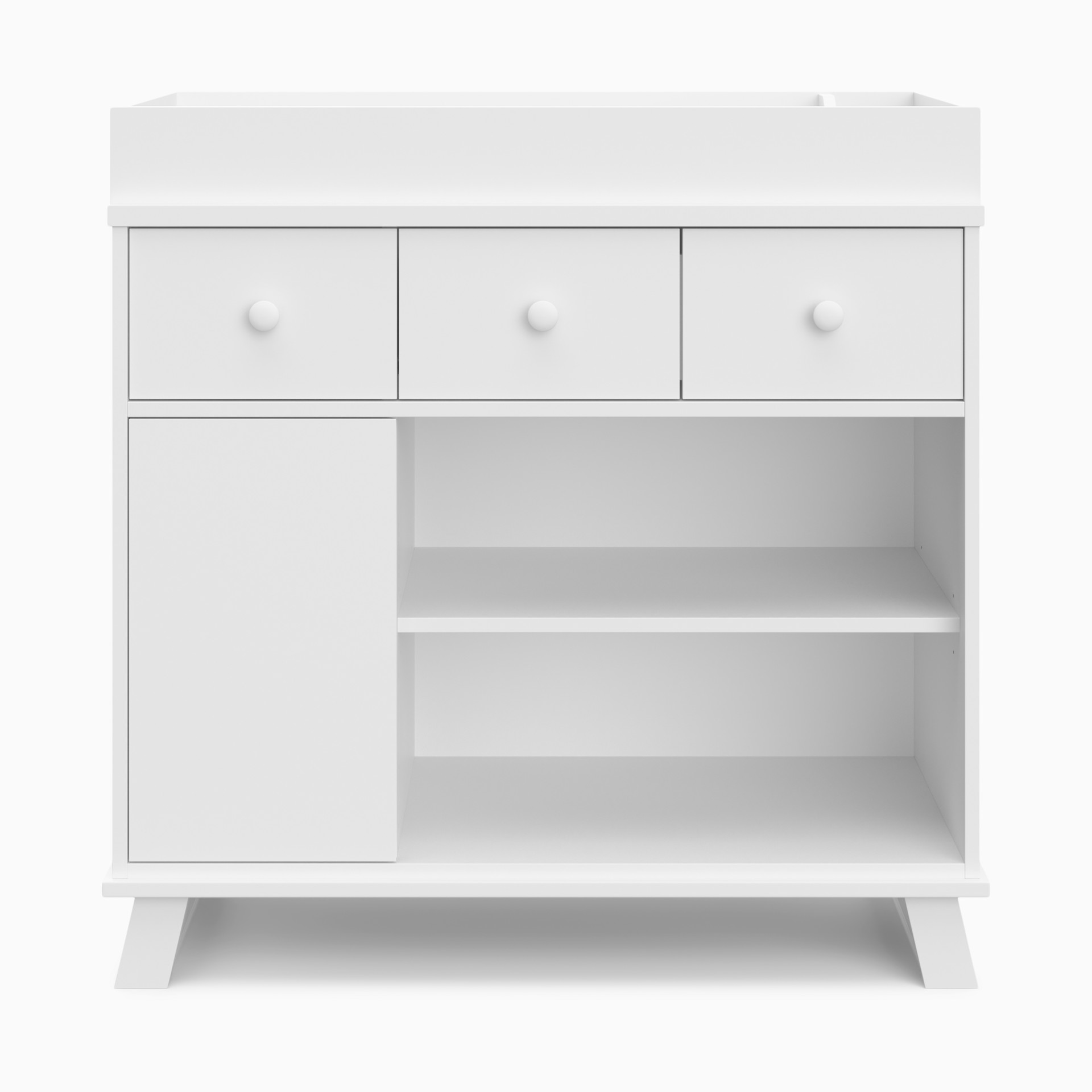 Storkcraft Modern Nursery Changing Table Dresser - White | Babylist Shop Storkcraft Modern Nursery Changing Table Dresser - White | Babylist Shop