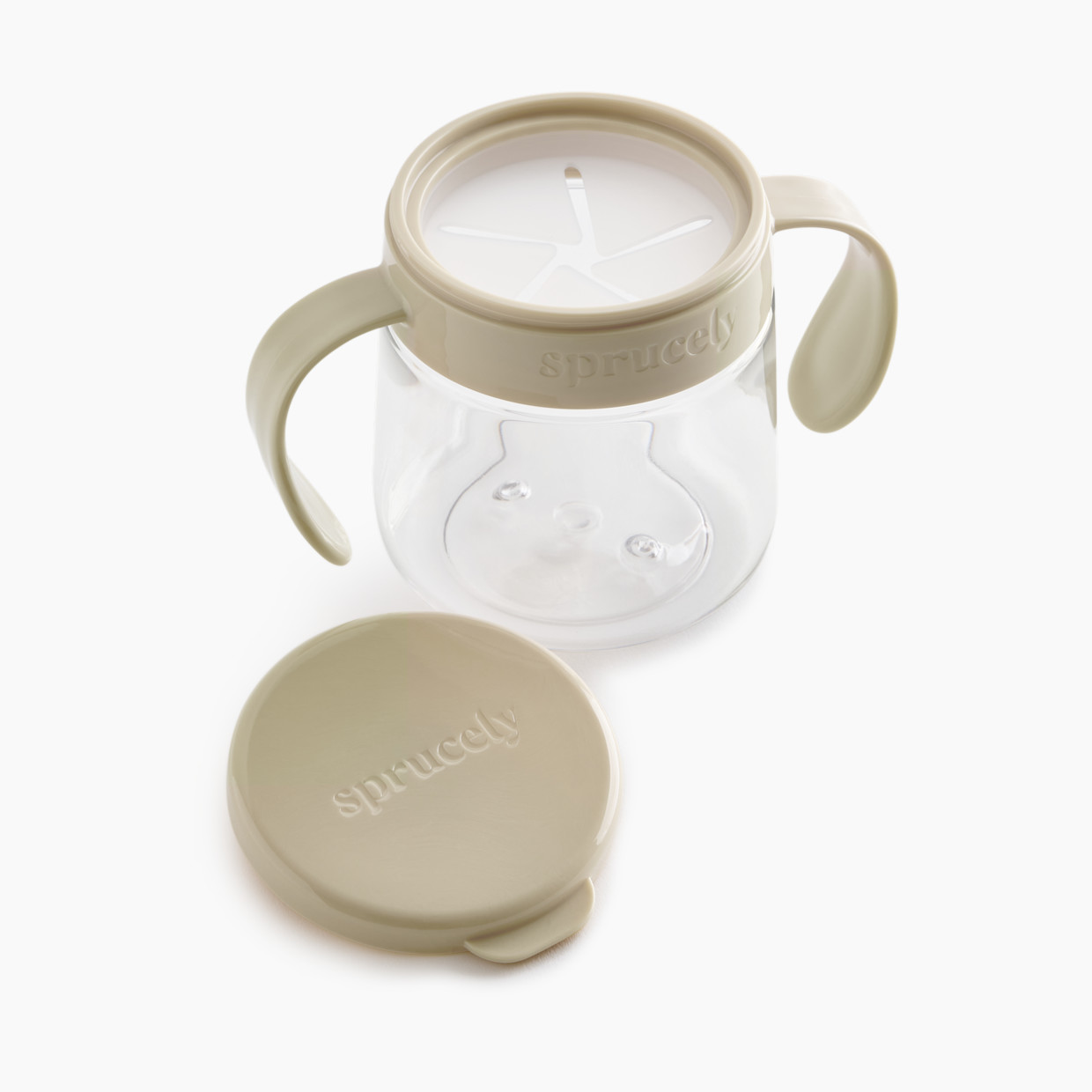 Sprucely Snack Cup (2 Pack) - Green/Sand.