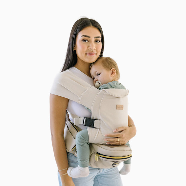 Tushbaby Hip Seat Hands-Free Attachment.