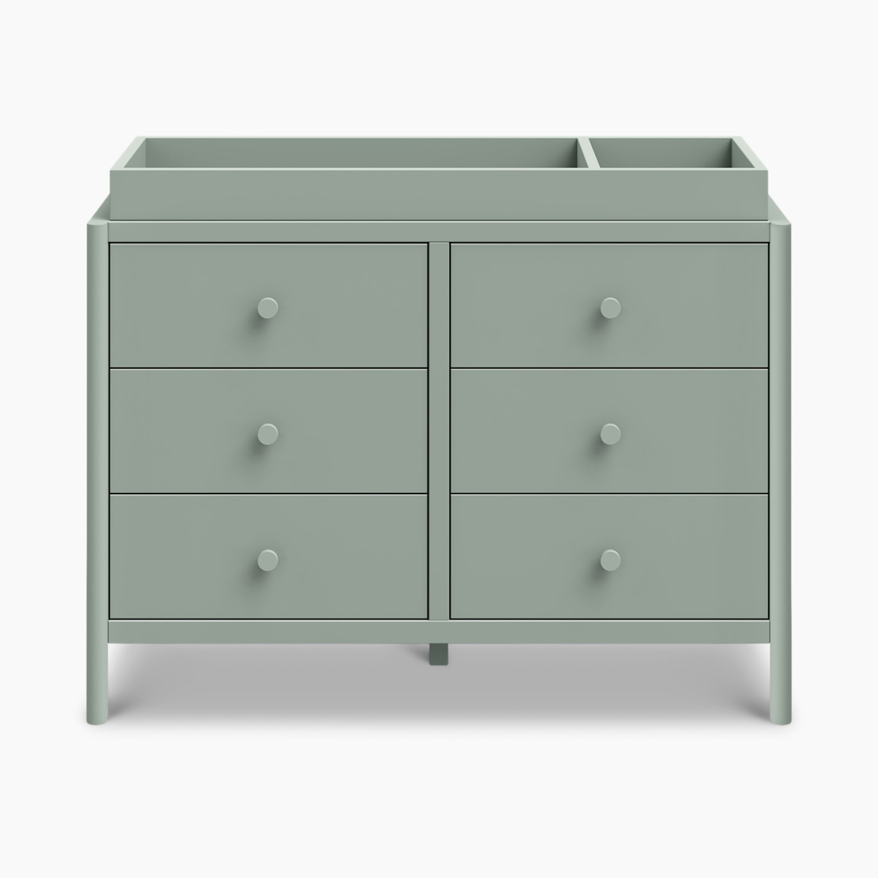 daVinci Birdie 6-Drawer Dresser - Light Sage.
