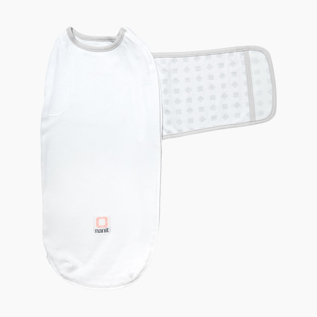 Nanit Breathing Wear Swaddle - White, 3-6 Months.