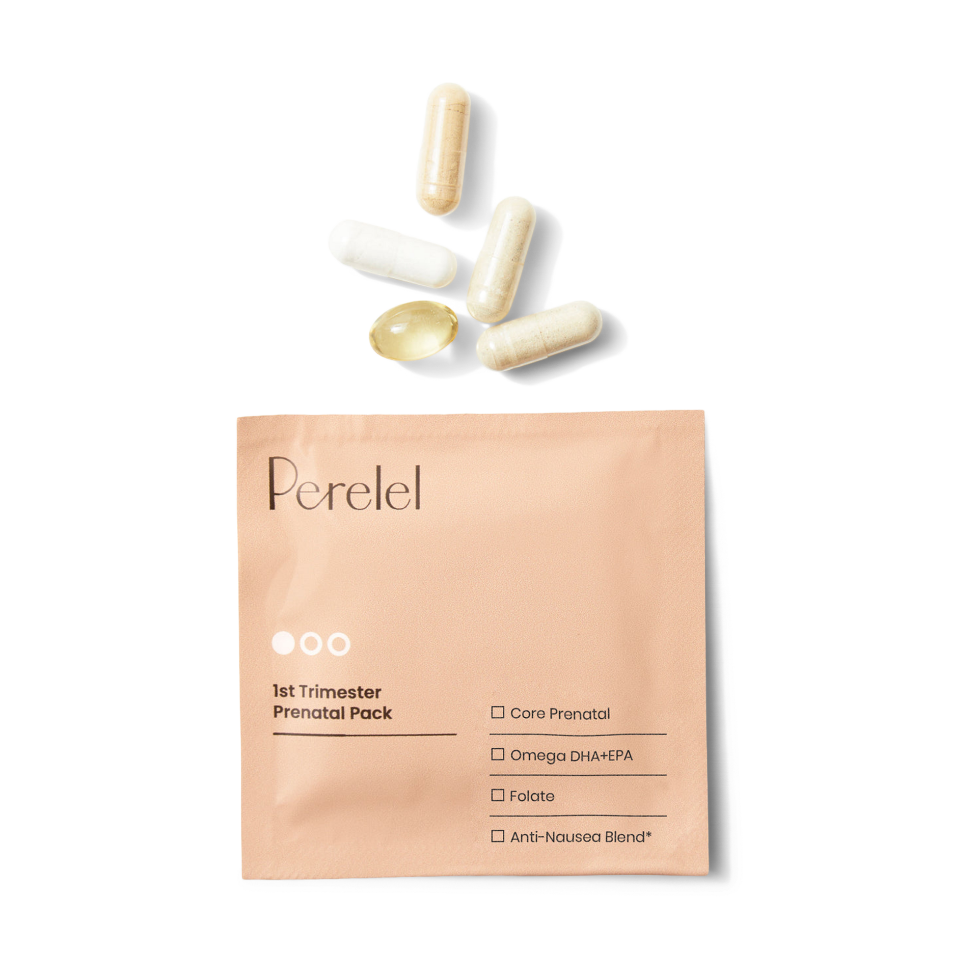 Perelel 1st Trimester Pack Prenatal Vitamins & Supplements 30