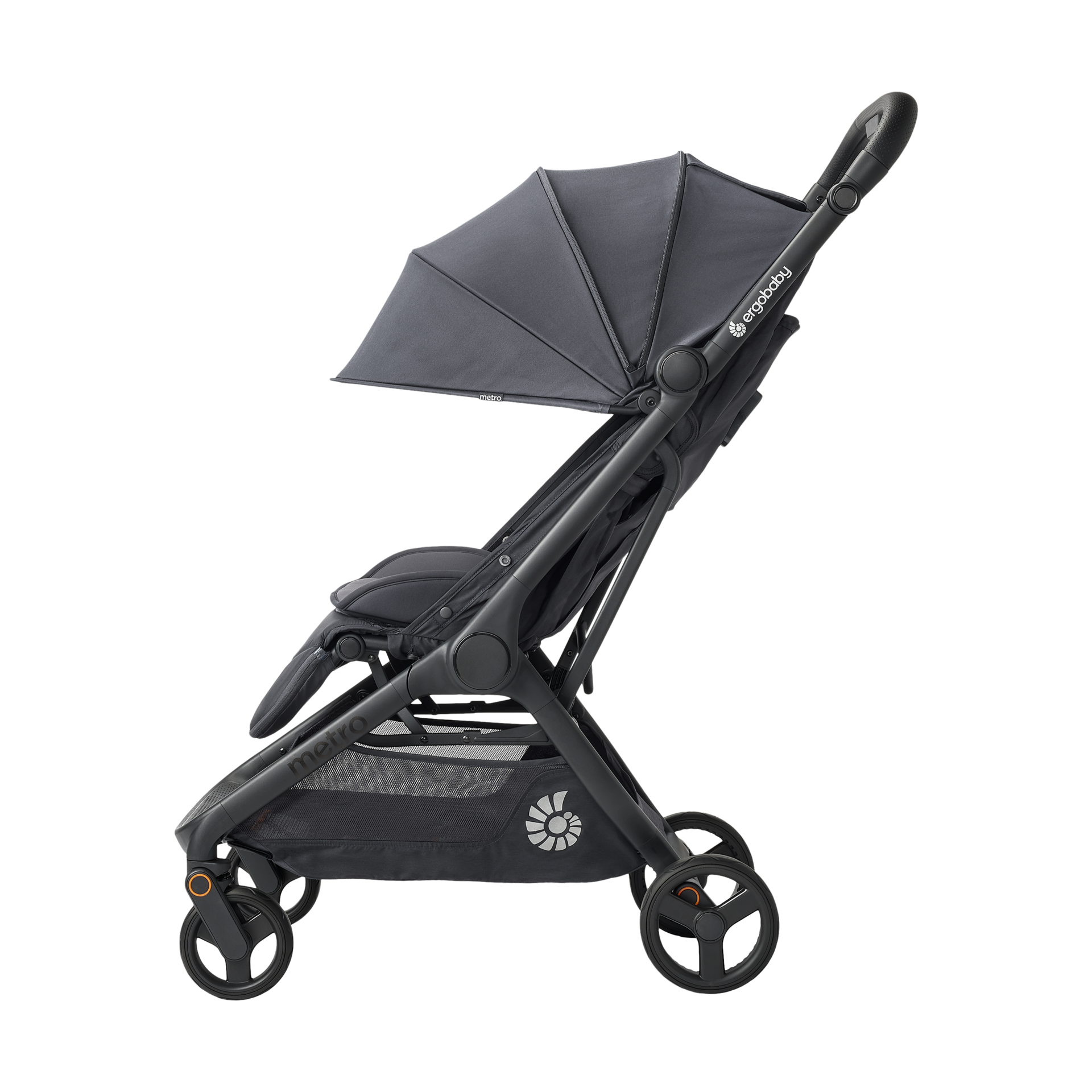 Ergobaby Metro 3 Compact Stroller - Graphite Grey.