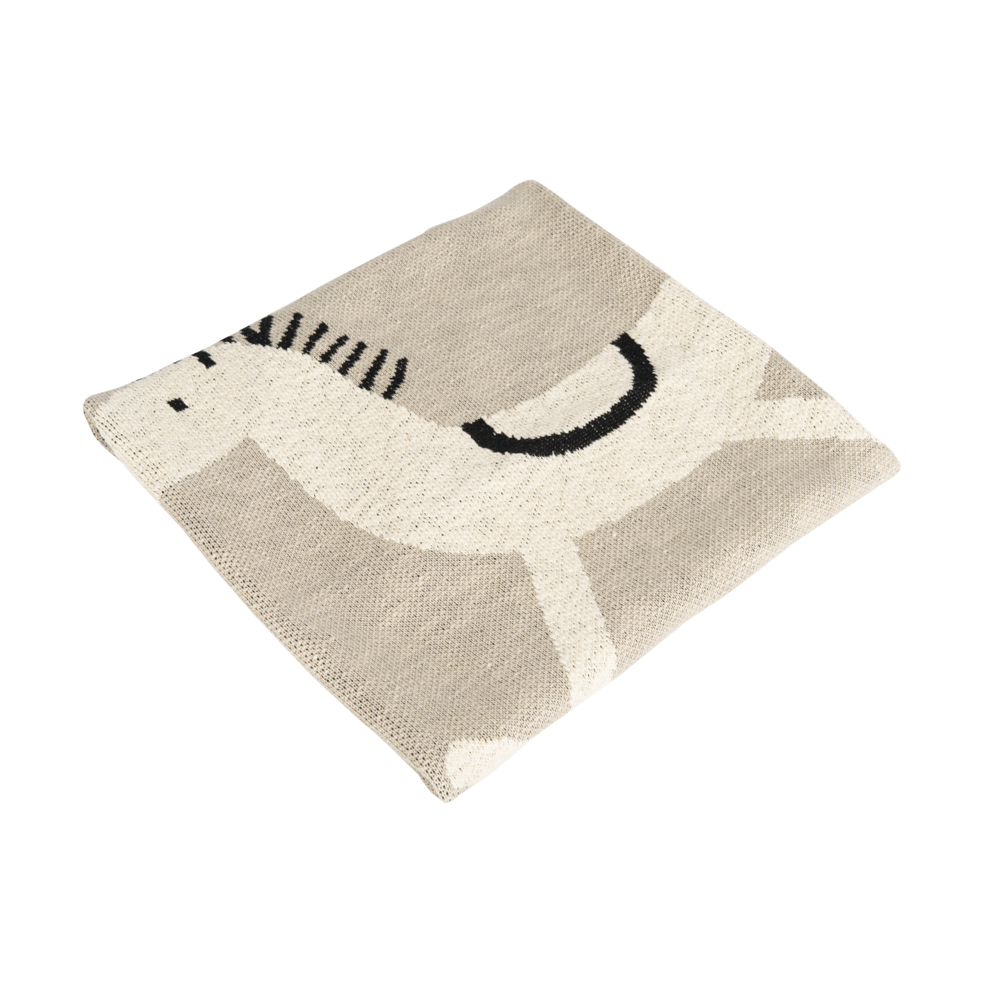 Safavieh Tater Trot Rocking Horse Throw Blanket - Grey, 32 In. X 40 In.