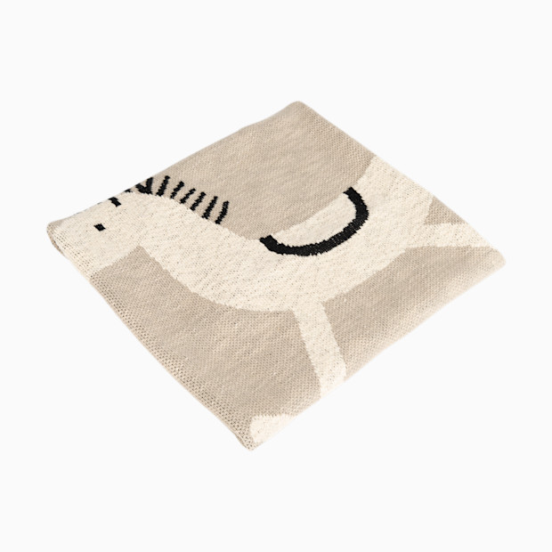 Safavieh Tater Trot Rocking Horse Throw Blanket - Grey, 32 In. X 40 In.