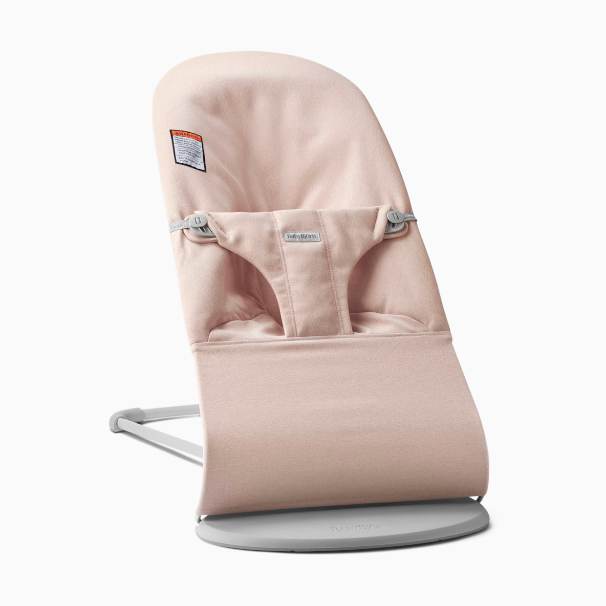 BabyBjörn Bouncer Bliss - Light Pink Melange/Light Gray Frame.