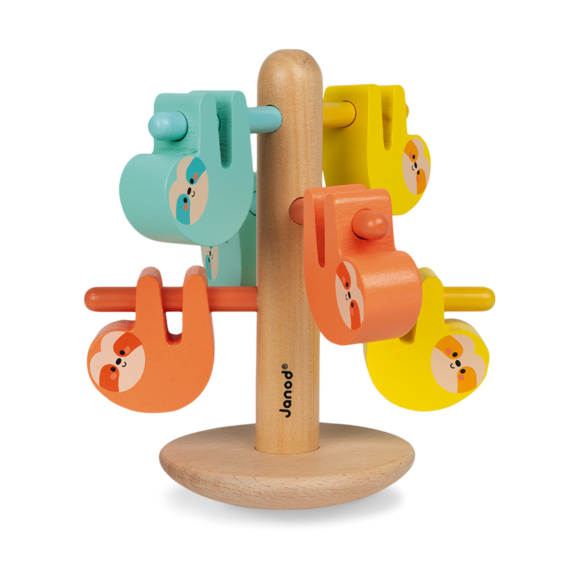 Janod Balancing & Colors Wooden Sloth Game Toy.