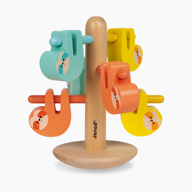 Janod Balancing & Colors Wooden Sloth Game Toy.