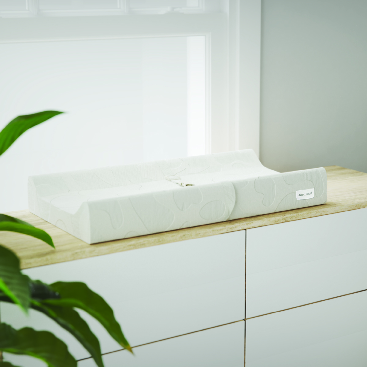 Jool Baby Contoured Changing Pad with Cover White Pebble Babylist Shop