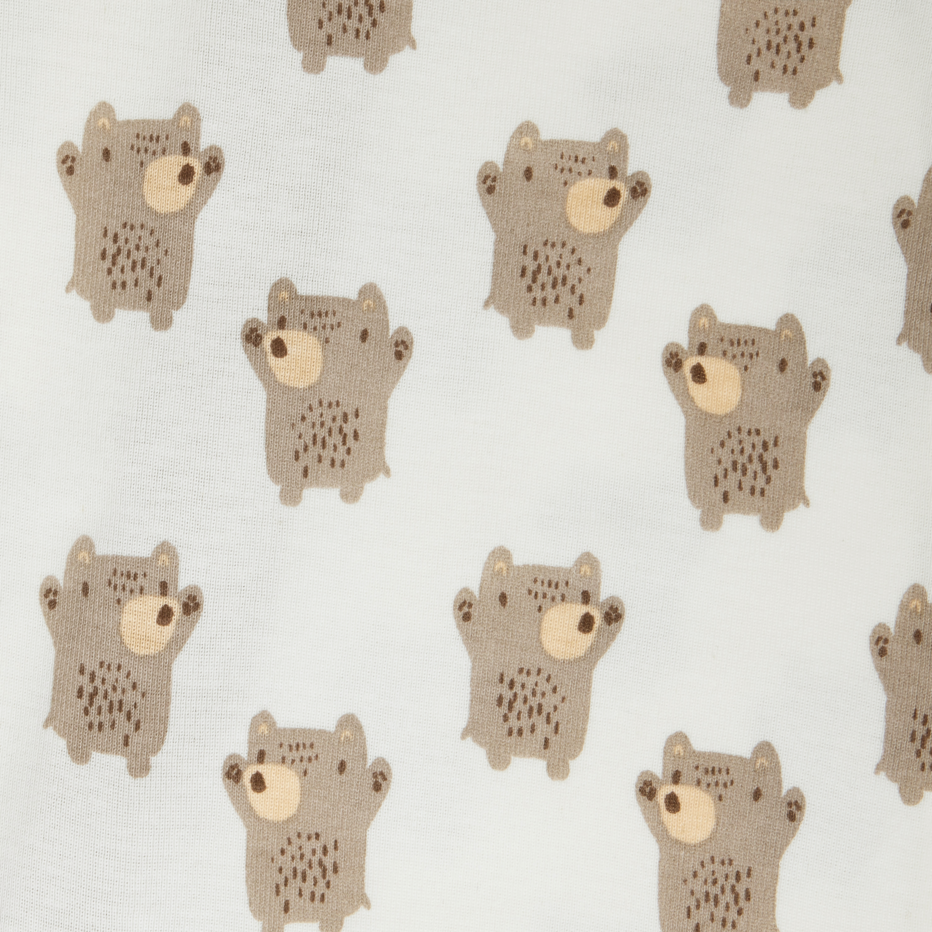 Small Story Organic Cotton 2-Way Zip Footie (2 Pack) - Bear Hugs, 3-6 M.