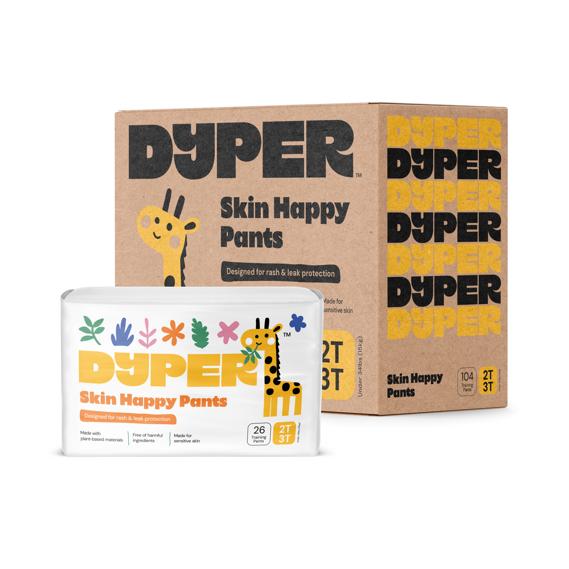 DYPER Skin Happy Training Pants - Monthly Box.