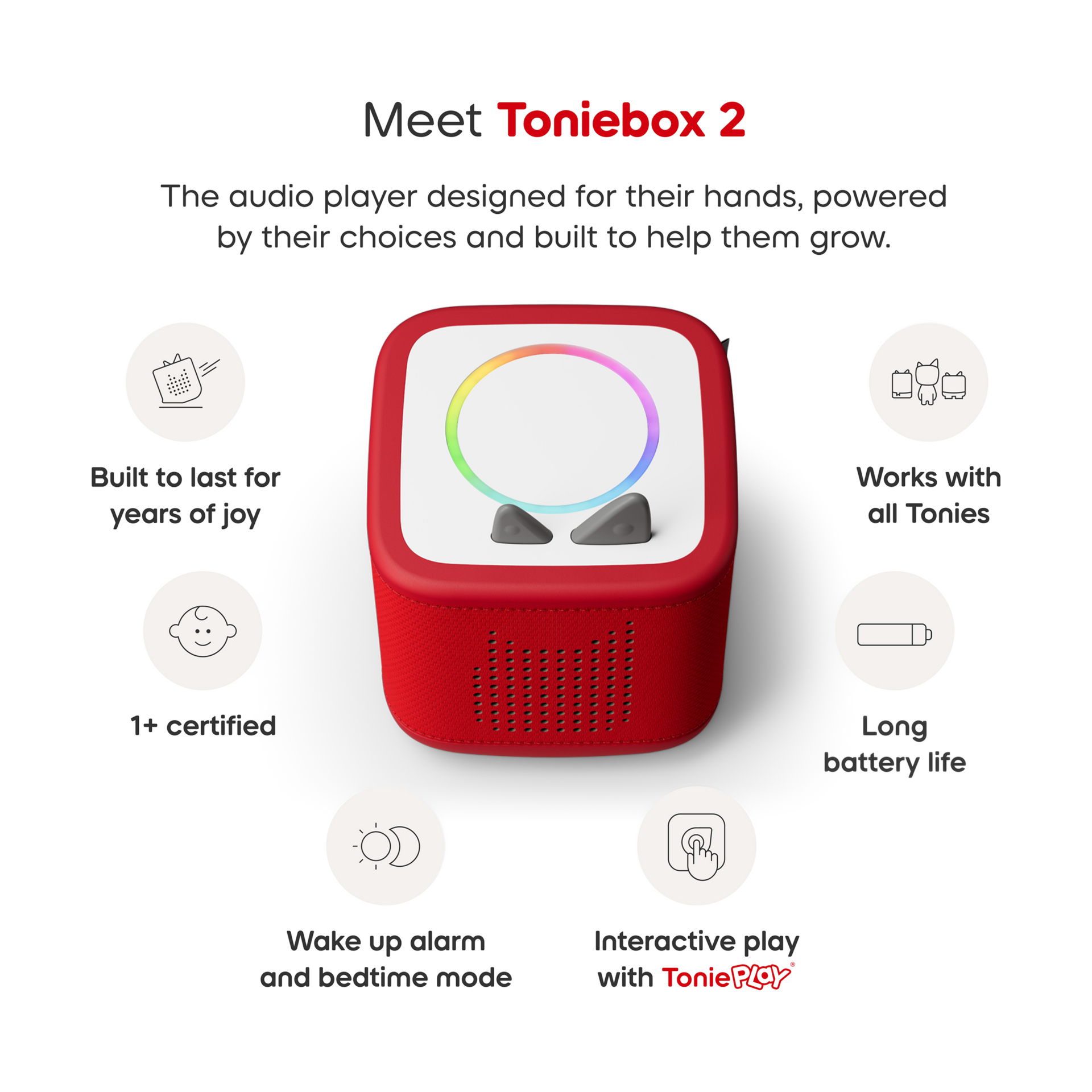 tonies Disney Winnie the Pooh Toniebox 2 Play Set.