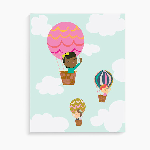 Lucy Darling Art Print - All Aboard: Balloon Ride, 8" X 10".