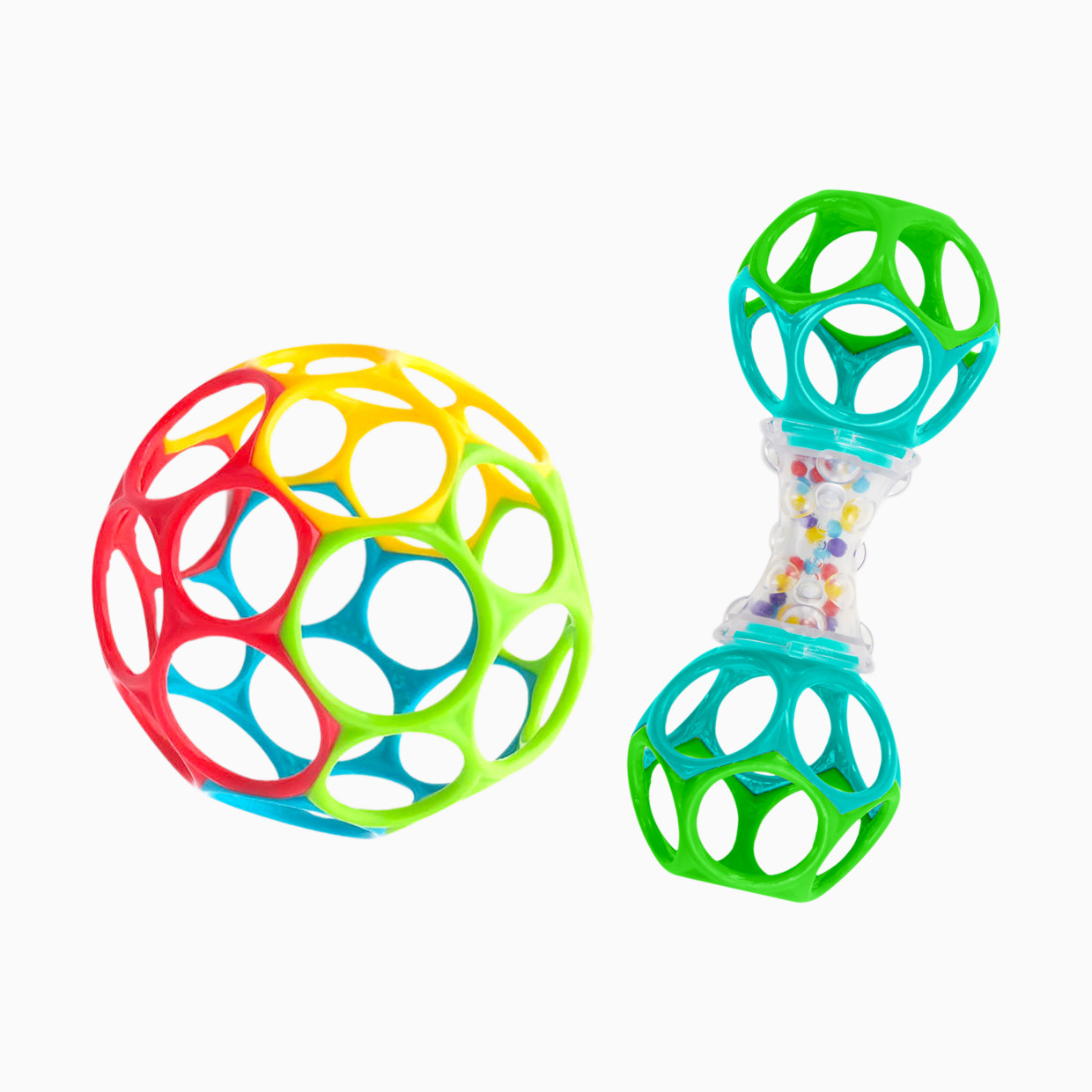 Bright Starts Grasp the Day Easy-Grasp Ball Gift Set.