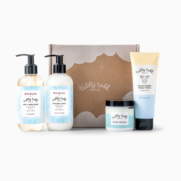 Tubby Todd Tubby Todd x Babylist Baby's First Year Skincare Gift Set - Fragrance-Free.