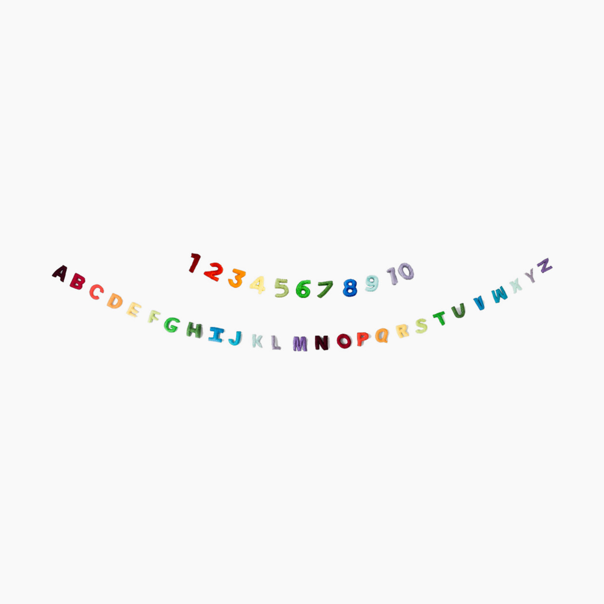 Nivas Alphabet and Numbers Garland - Multi Color.
