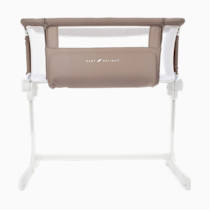 Baby Delight Beside Me Dreamer Bassinet | Bedside Sleeper & Baby Bassinet | 6-Position Height Adjustment | 100% GOTS Certified Organic Cotton Fabric | Organic Mocha