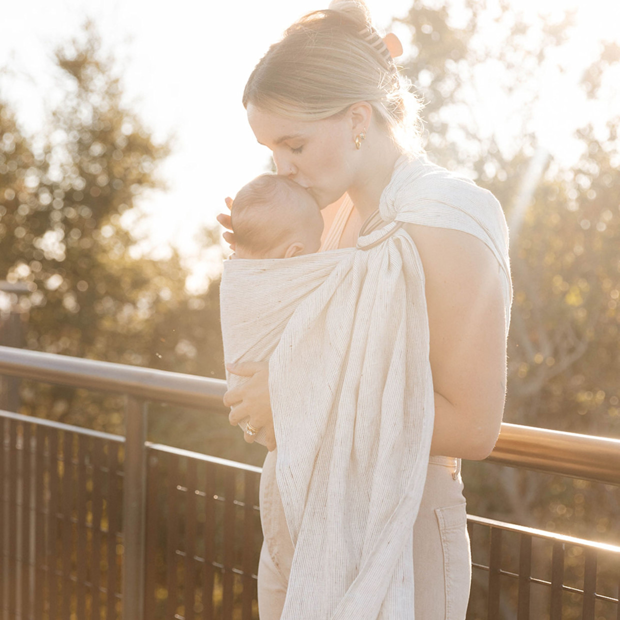 WildBird Linen Ring Sling - Oaxaca, Long 90".