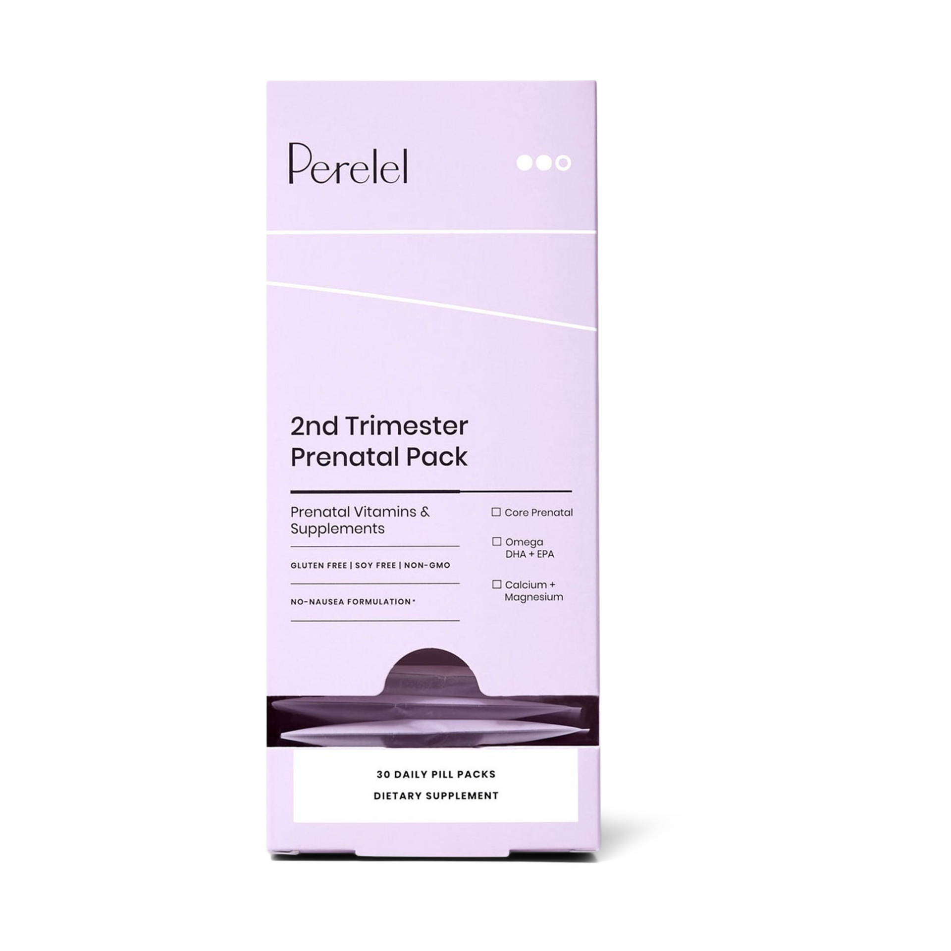 Perelel 2nd Trimester Pack Prenatal Vitamins & Supplements 30