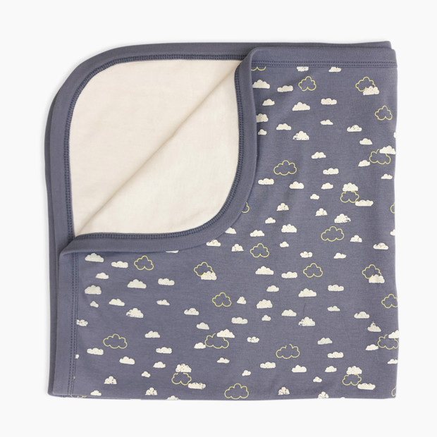 Finn + Emma Organic Cotton Reversible Blanket - Clouds.