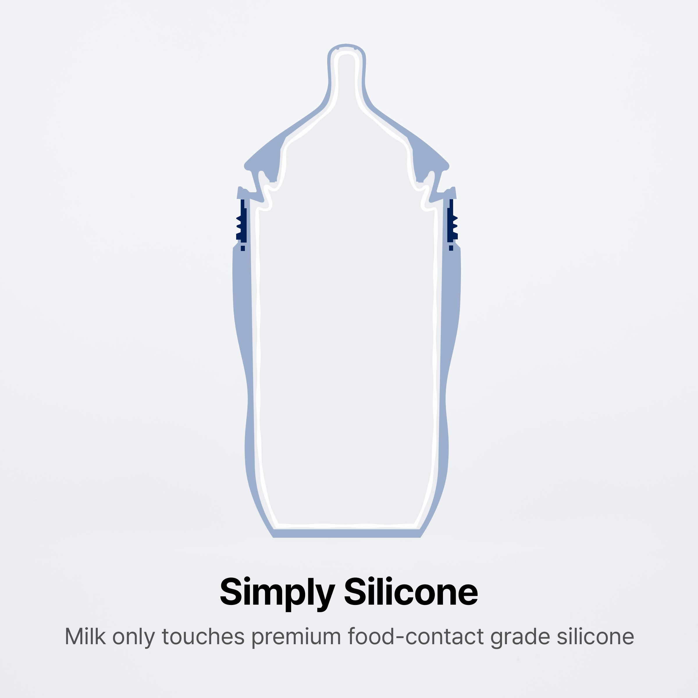 Comotomo Silicone Baby Bottle 2.0 - Green, 8 Oz, 2.