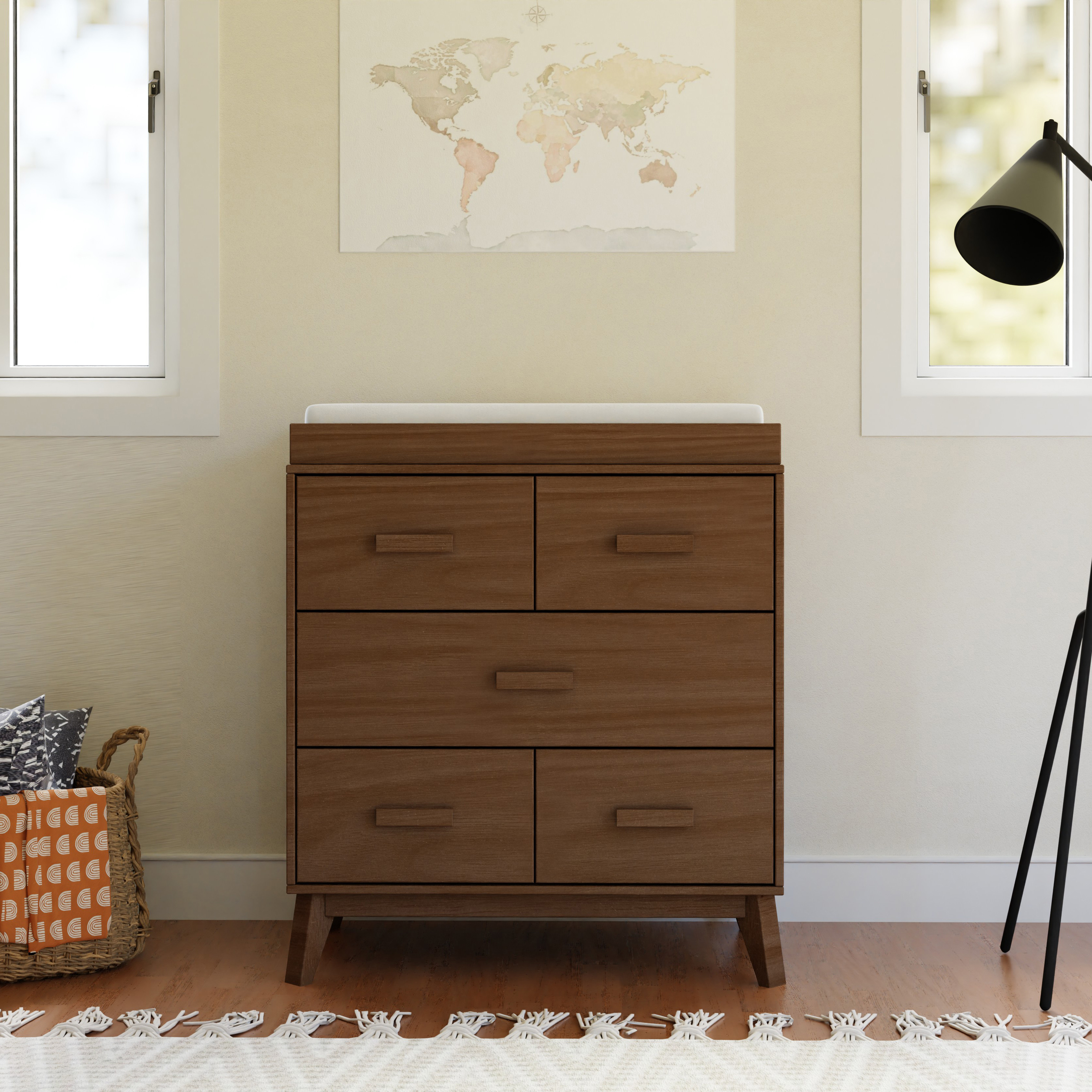 changing table dresser brown babyletto Scoot 3-Drawer Changer with Removable Tray - Natural Walnut Embellished Beads Bodice Brown Off Shoulder Long Color:Royal Blue The beds and crib