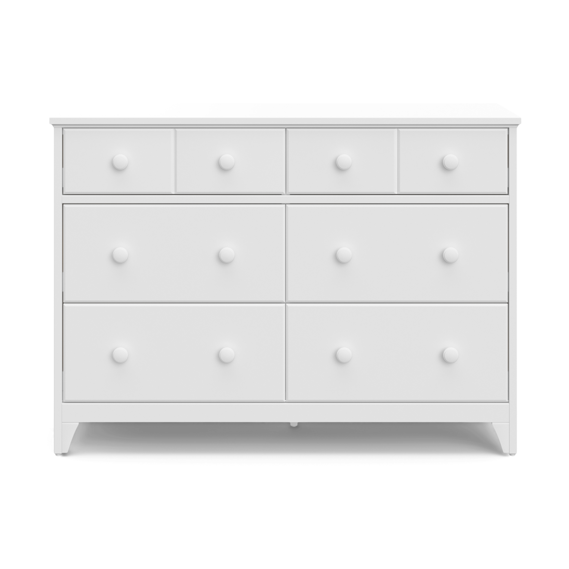 Storkcraft Moss 6 Drawer Double Dresser.