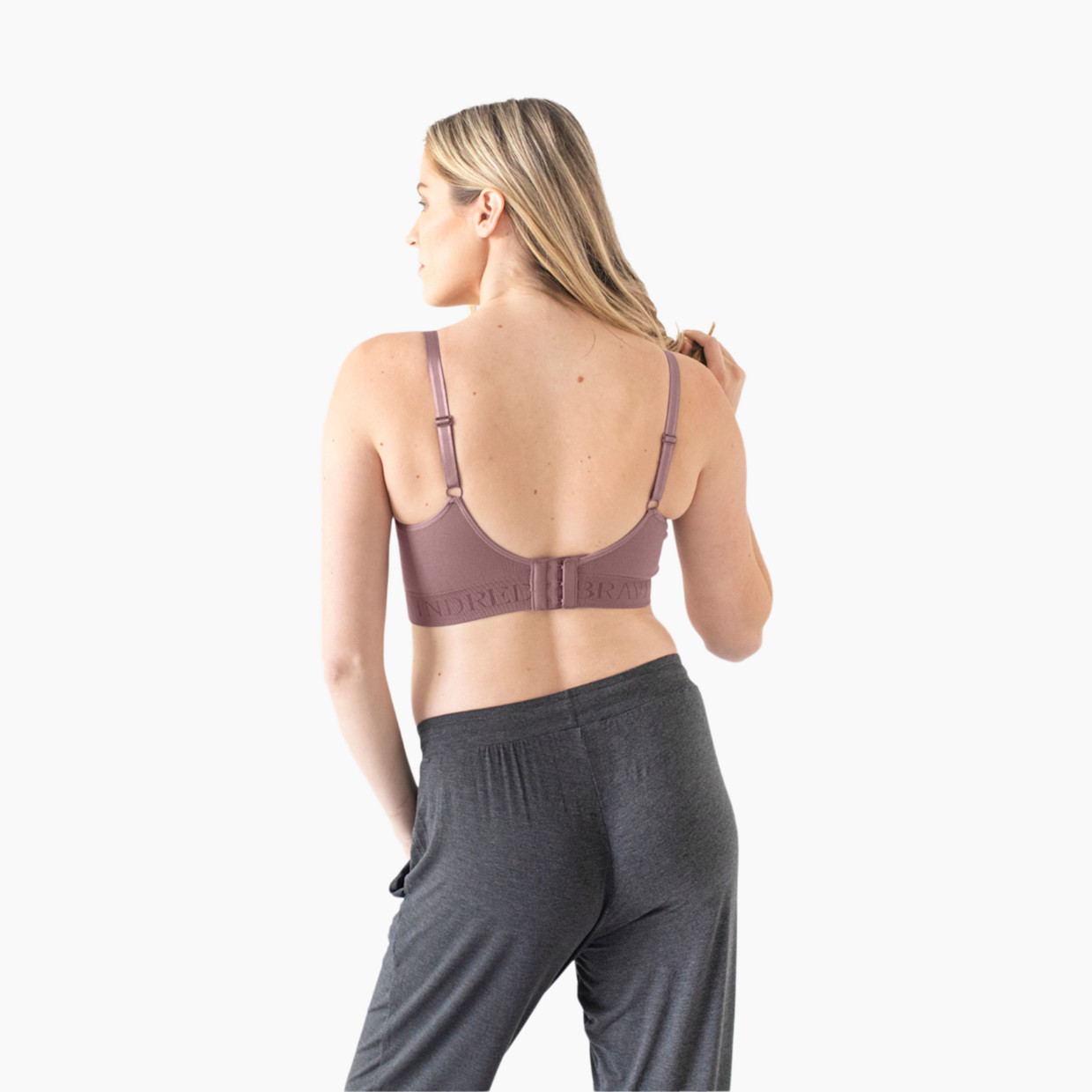 Kindred Bravely Simply Sublime Seamless Nursing Bra For Breastfeeding - Twilight, Small.