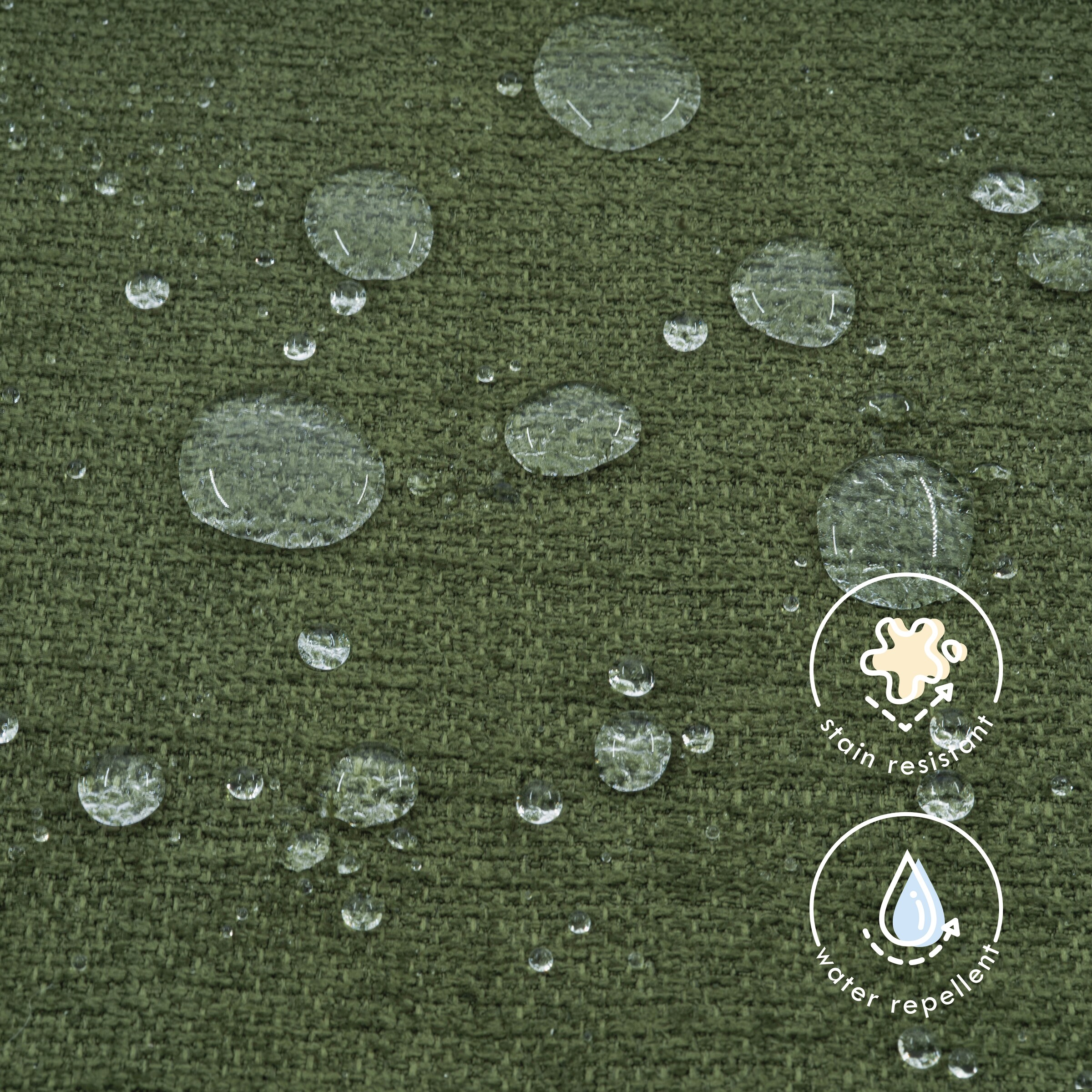 Carter's by daVinci Arlo Recliner and Swivel Glider - Performance Forest Green Linen.