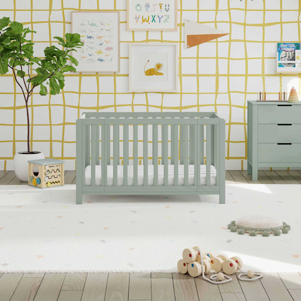 Carter's by daVinci Colby GROW 6-in-1 Convertible Bassinet to Crib.