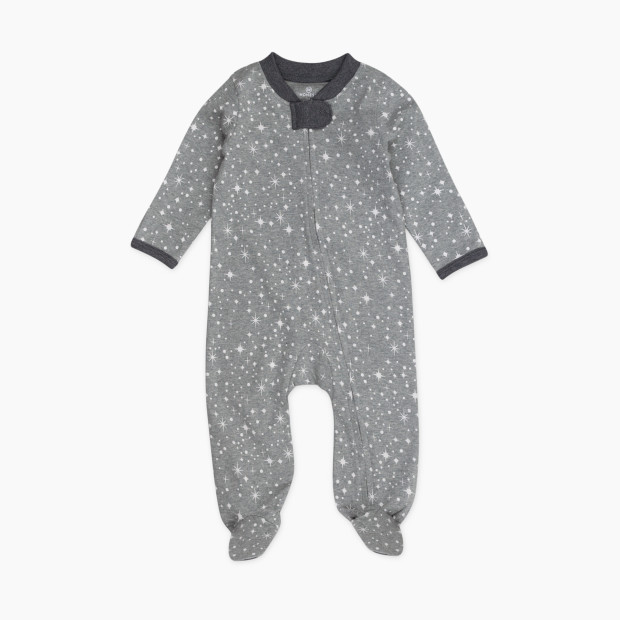 Honest Baby Clothing Sleep & Play - Organic Cotton - Twinkle Star Gray, 3-6 M.