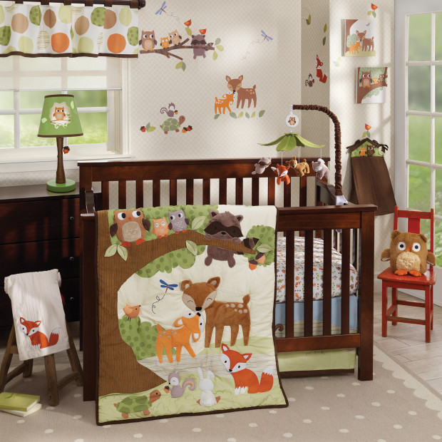 Lambs & Ivy Musical Baby Crib Mobile - Woodland Tales.