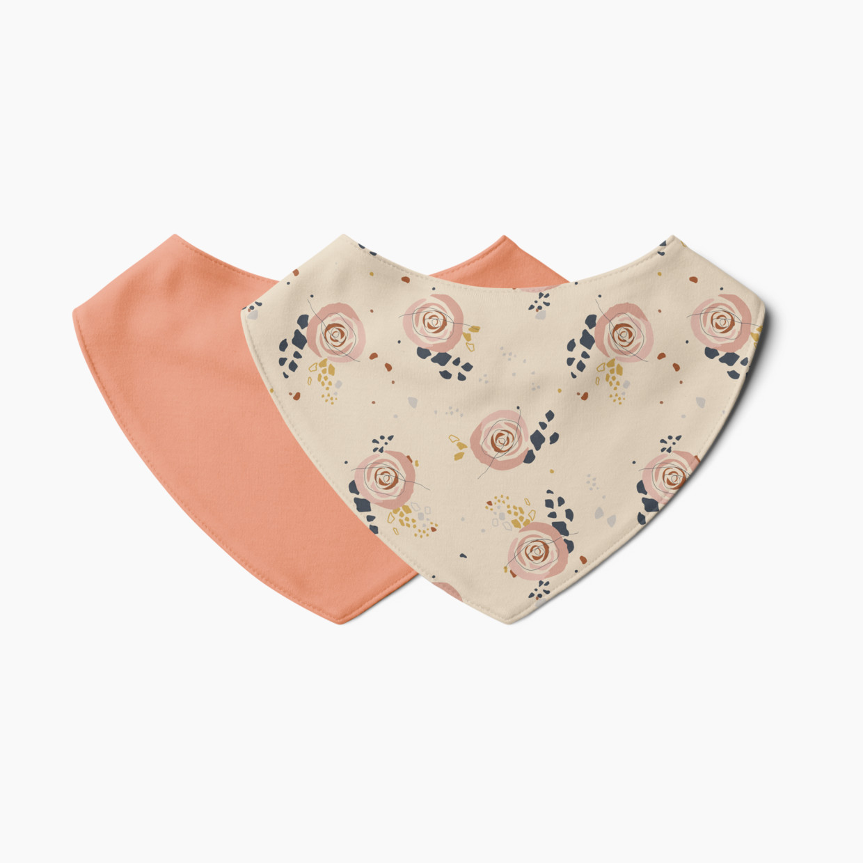 Goumi Kids x Babylist Bamboo & Organic Cotton Bandana Bibs (2 Pack) - Morocco + Nectar.