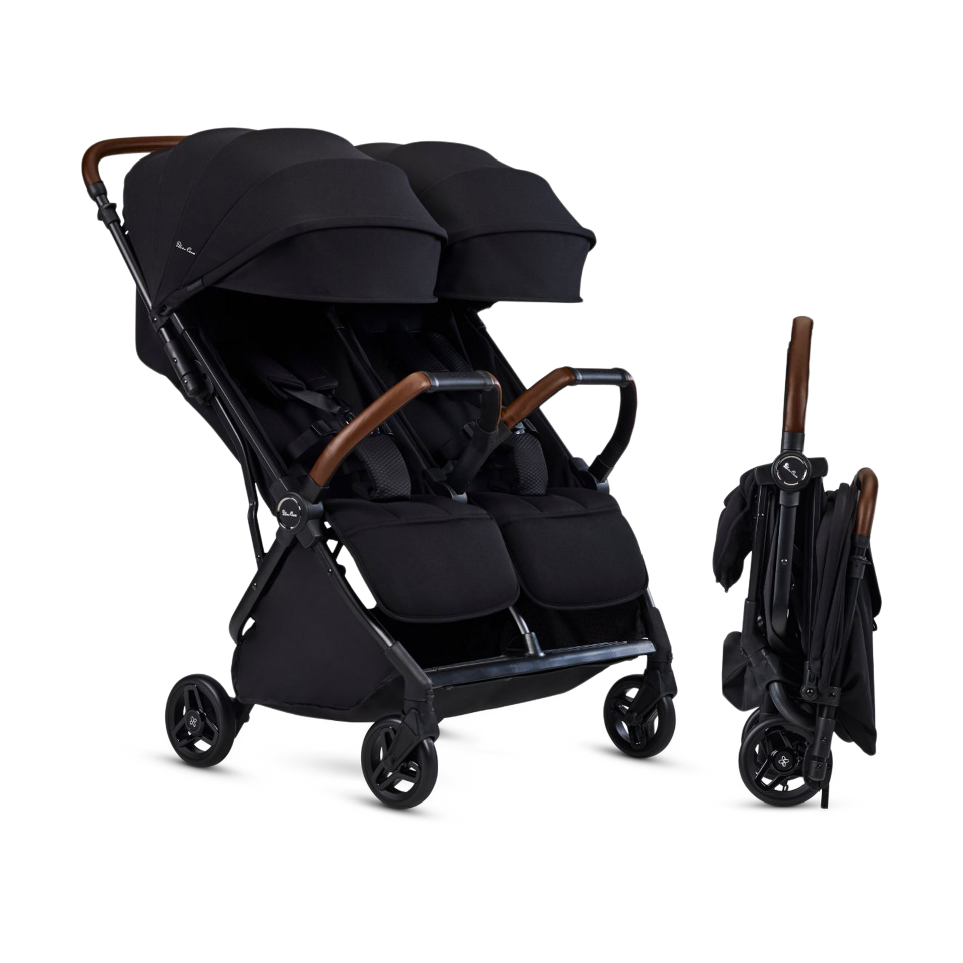Silver Cross Jet Double Stroller.