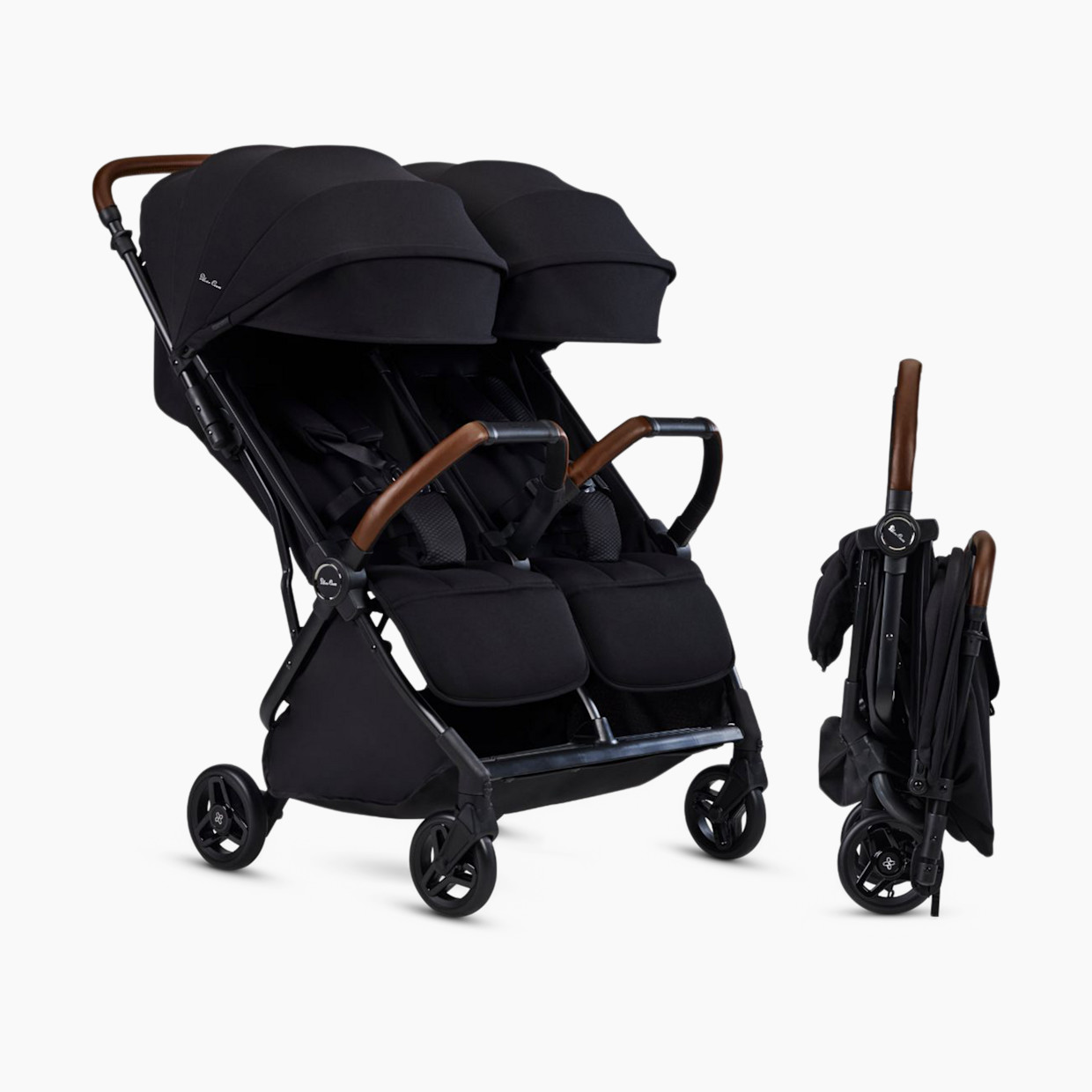 Silver Cross Jet Double Stroller.