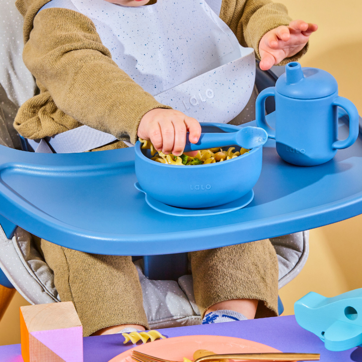 Lalo Little Spoon - Grapefruit, 2.