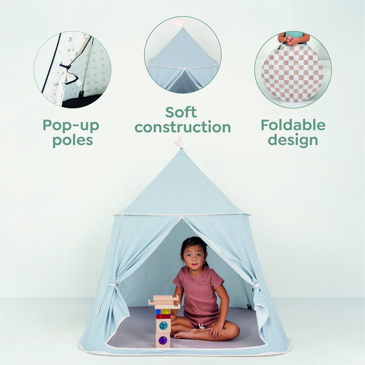 Toki Kids Play Tent - Blooms.